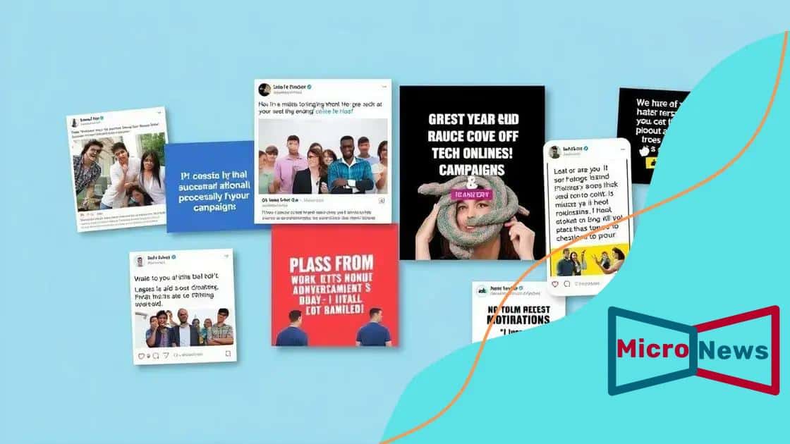 Case studies of effective online campaigns