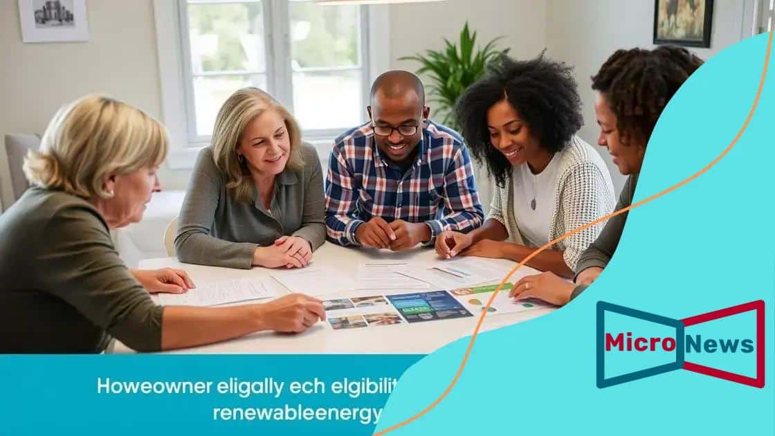 Eligibility criteria for homeowners
