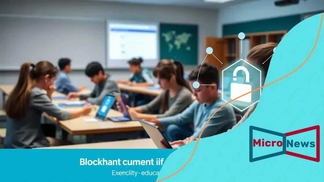 Benefits of blockchain in education