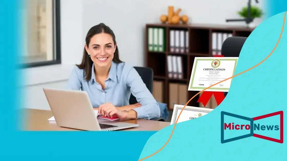 Benefits of obtaining certifications online