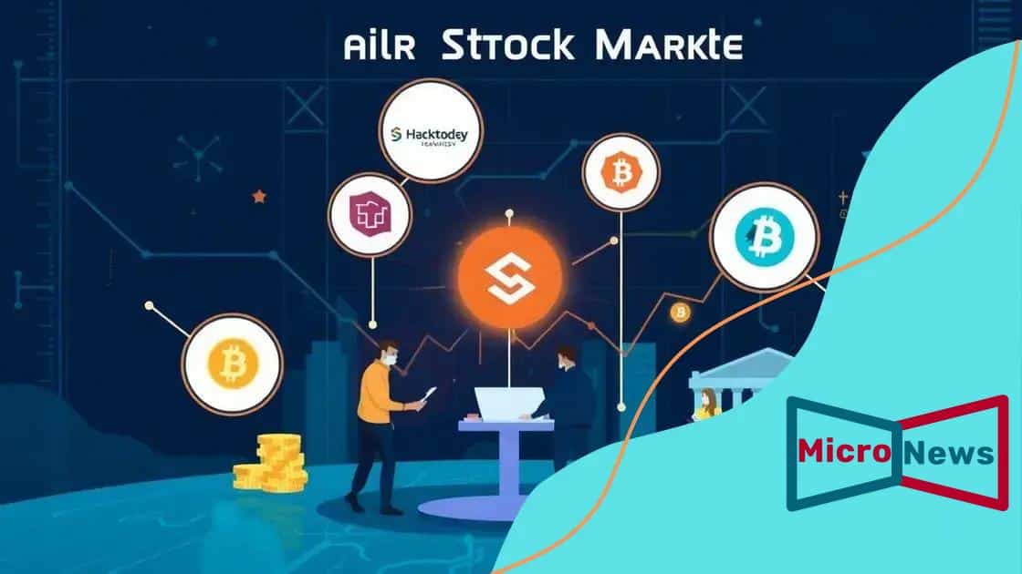 Key players in the blockchain stock market