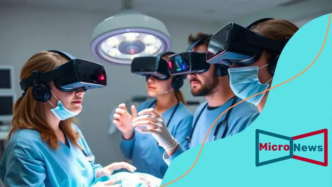 VR applications for medical training