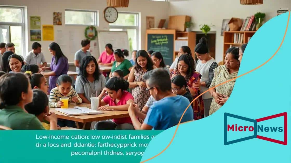 Benefits for low-income families