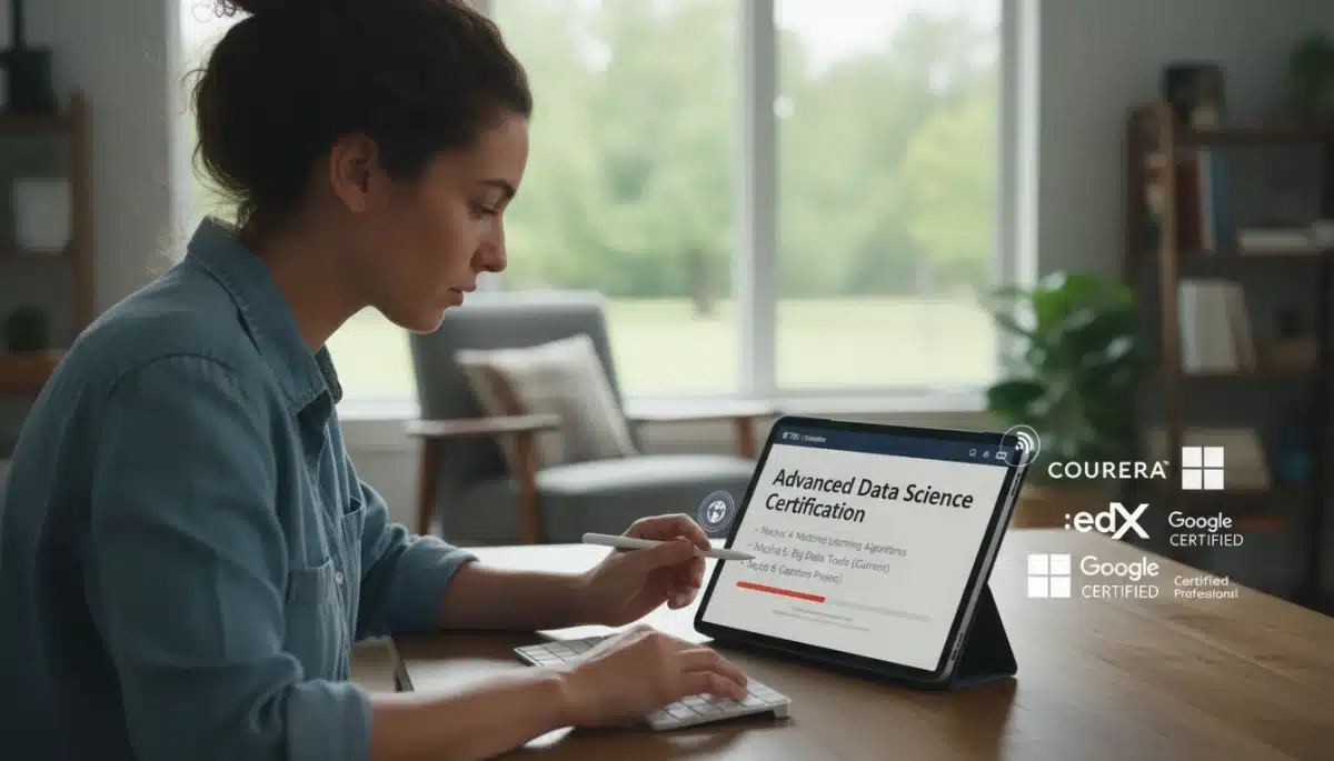 Online learning for professional certifications
